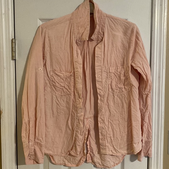 Bella Dahl Button Up with Rollable Sleeves Size Medium - Picture 4 of 6